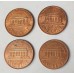 UNITED STATES OF AMERICA 1967 - 1968 . ONE 1 CENT COINS . UNCIRCULATED